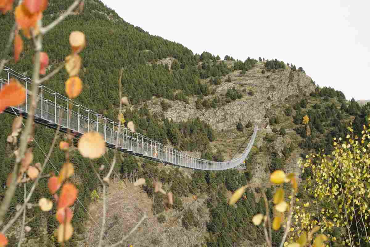 ponte tibetano in val montina